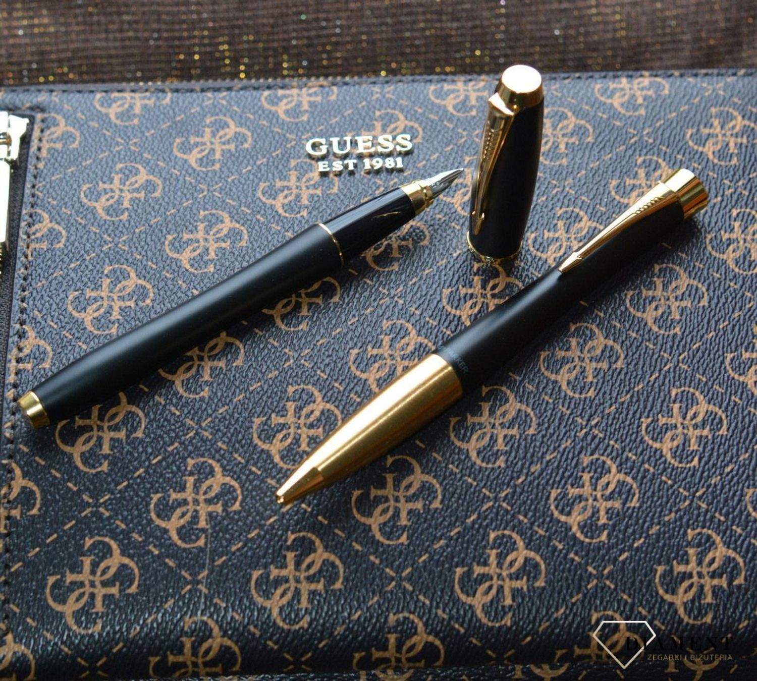 Zestaw Parker pióro + długopis czarno-złoty ⇨ Artykuły piśmiennicze ⇨ Fachowy produkt na miarę Twoich możliwości w przystępnej cenie od zegarki-diament.pl..jpg